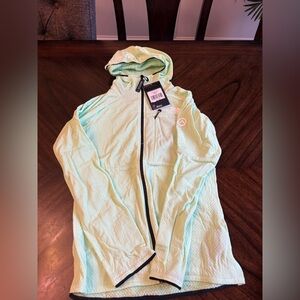 The North Face Women Summit FUTUREFLEECE Full Zip Hoodie Medium Patina Green New